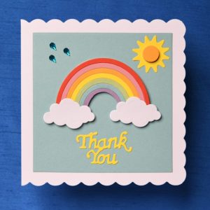 Thank you handmade card