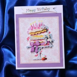 birthday cake happy birthday card