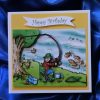 Fishing happy birthday card