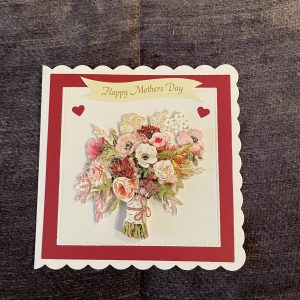 3D mother's day card | flowers