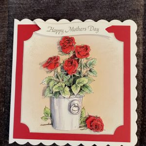 3D handmade mother's day card | roses | flowers