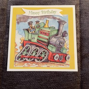 3D handmade birthday card | father's day | train | transport | leisure | hobbies