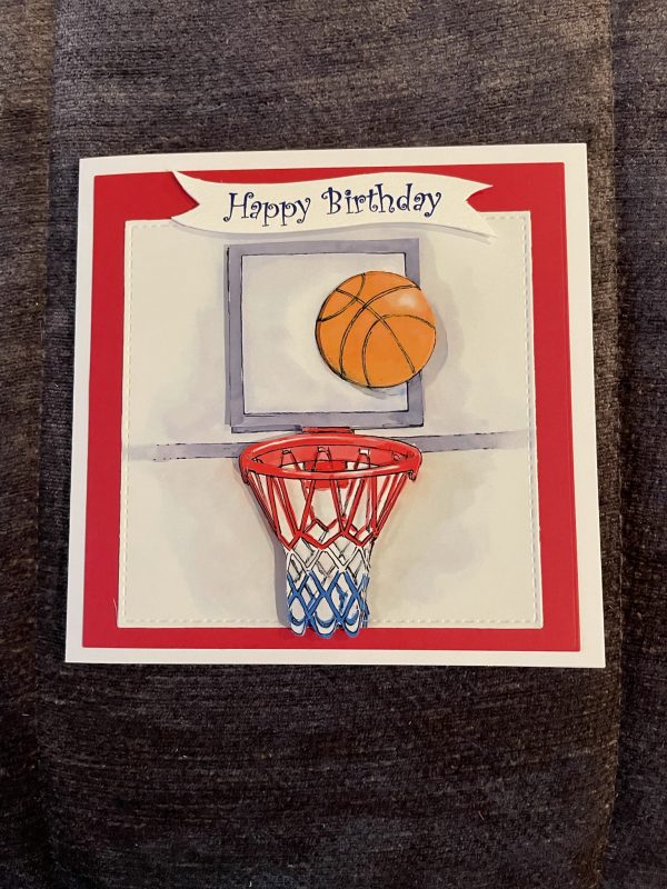3D handmade birthday card | basketball | sport | leisure | hobbies | teens