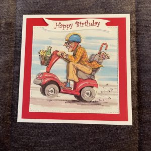 3D handmade birthday card | father's day card | scooter | transport | funny