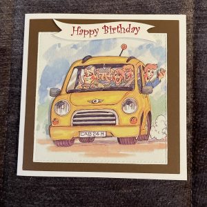 3D handmade birthday cards | father's day | taxi | transport | teens