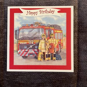 3D handcrafted birthday card | fireman | jobs | father's day