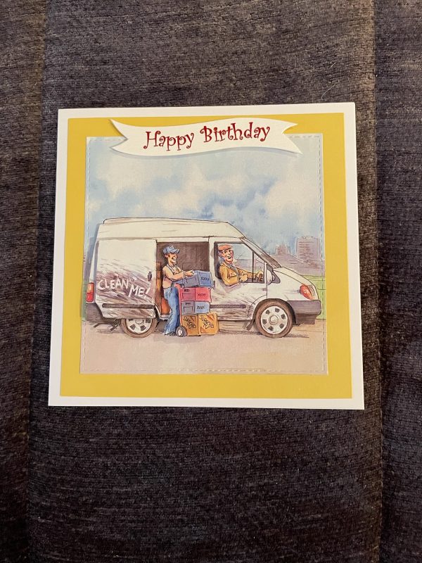 3D handmade birthday | jobs | white van | transport