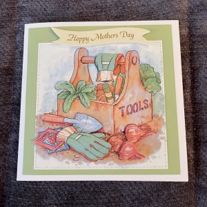 Garden tools themed mothers day card | 3D handmade mother's day card | gardening tools | leisure | hobbies