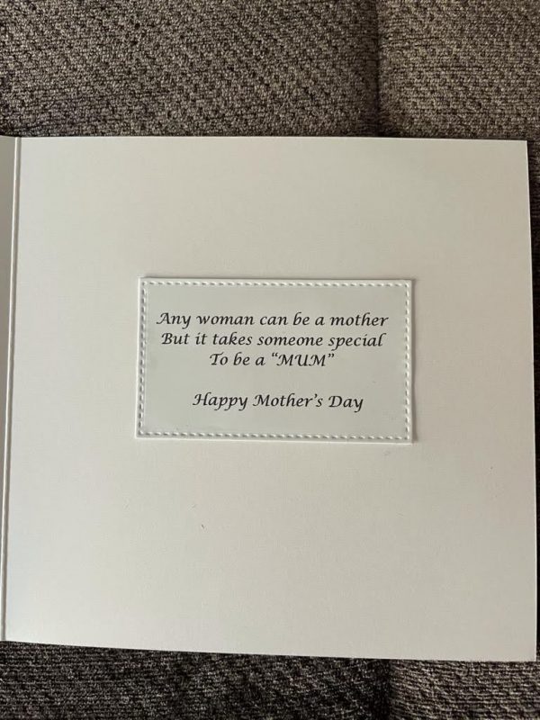 Handmade mothers day card message