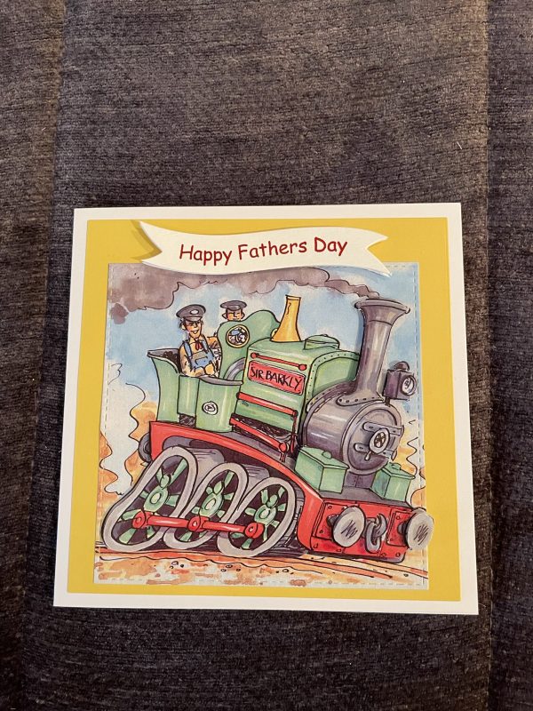 3D birthday card | father's day | train | transport | leisure | hobbies