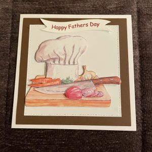 3D handmade birthday card | father's day | leisure | hobbies | chef | cooking