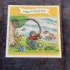 3d handmade fathers day birthday fishing card