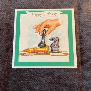 3d handmade | birthday card | father's day card | chess | hobbies
