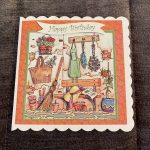 Gardening Corner themed birthday card | 3d handmade birthday card
