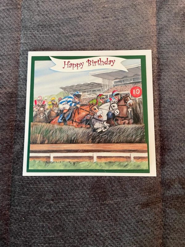 handmade-3d-horse-racing-themed-birthday-father's-day-card